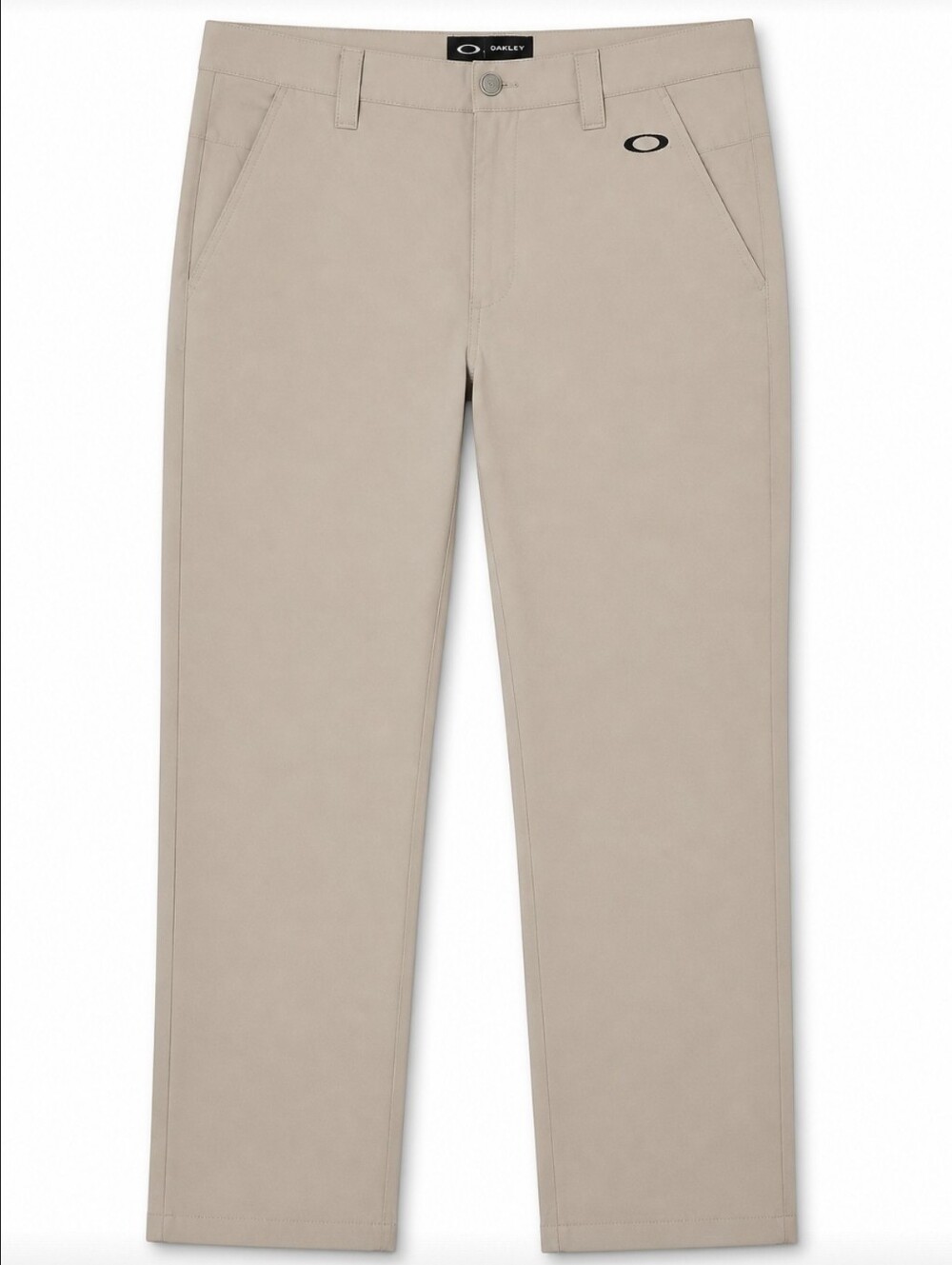 Oakley Men's 34x33 Khaki Performance Golf Pants Lightweight Straight Leg Beige